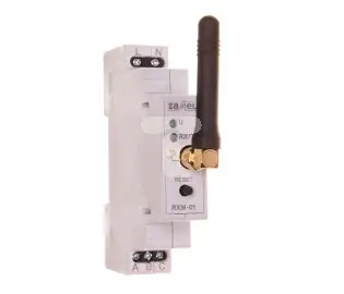 Transmetues radio Zamel Translator RS485 Exta Free RXM-01, MODBUS, montim në shina TH 35, gri