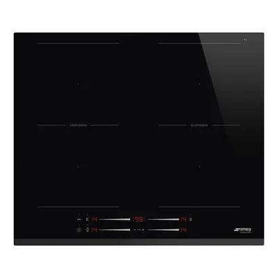 Pllakë gatimi SMEG SI2M7643B, 60cm, 7200 W, e zezë - 2