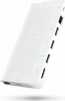 Hub USB C Twelve South StayGo, USB 3.2 Gen 1, me kabllo, i bardhë