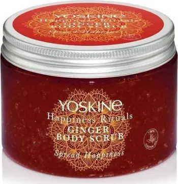 Skrab trupi Yoskine Happiness Rituals Sugar Body Scrub Ginger, 300g