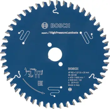 Diskë prerëse për laminate Bosch, 165x20mm
