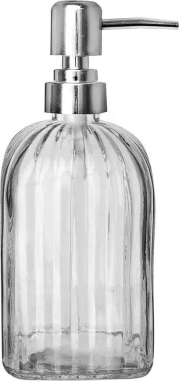Dispenser detergjenti dhe sapuni Easy Refill, montim në lavaman, plastikë, gri