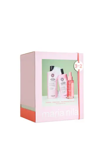 Set për kujdesin ndaj flokëve Maria Nila Luminous Colour, 3 elemente