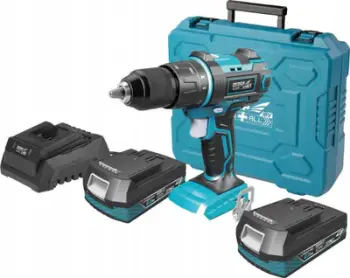 Trapano çekiç Dedra SAS+ALL DED7048, pa kabllo 18V, 2x 2Ah, me goditje
