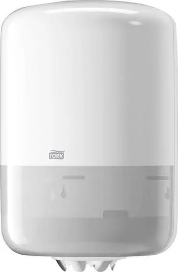 Dispenser pecetash Tork Centrefeed, plastike, i bardhë
