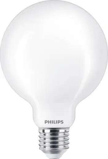 Llambë LED Philips 76469200 Globe E27, 7W ekuivalente 60W, dritë e ngrohtë e bardhë