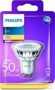 Llambë LED Philips 77413400 GU10, 4.6W, dritë e bardhë e ngrohtë