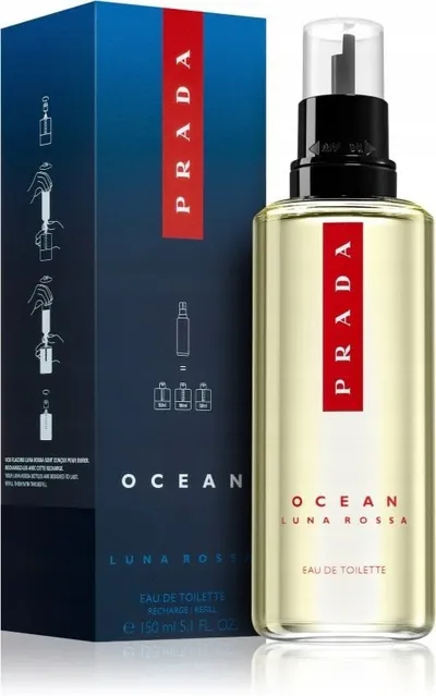Eau de Toilette Prada Luna Rossa Ocean, refill, 150ml - 1