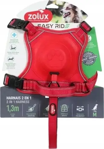 Parzmore me litar Zolux Easy Ride, 1.3m, reflektuese, e zezë