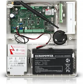 Pllakë kryesore alarmi Satel VERSA Plus, modul komunikimi, sirenë e integruar