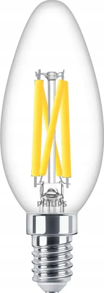 Llambë LED Philips Candle 871951432455800, E14, 5.9W WarmGlow, transparente