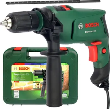 Trapano me goditje Bosch EasyImpact 600, 600W, 3000 rpm, në kuti