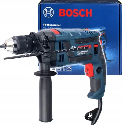 Trapano me goditje Bosch Professional GSB 1600 RE, 701W, blu - 2