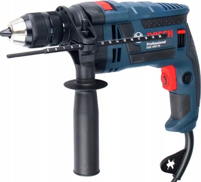 Trapano me goditje Bosch Professional GSB 1600 RE, 701W, blu - 3