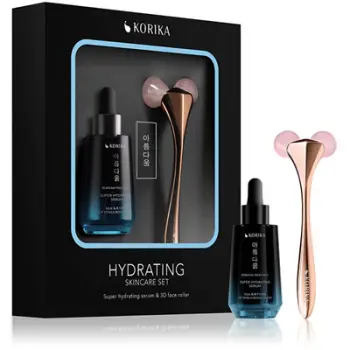 Set për lëkurë Korika, serum për fytyrë Korean Heritage 30 ml + rul për masazh
