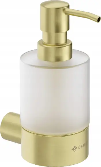Dispenser sapuni Deante Round ADRR421, 200ml, montim në mur, ngjyrë ari