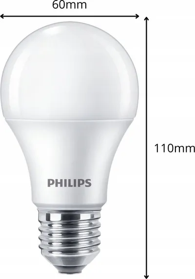 Llambë LED Philips CorePro A60, E27, 10W 4000K, e bardhë neutrale - 4