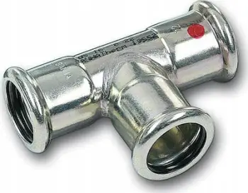 Fiting presimi SANHA Therm, tresh reduktuese 3xFI 18x15x15, çelik i galvanizuar