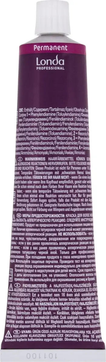 Bojë flokësh Londa Professional Extra Rich Cream 0/33, 60ml, nuancë portokalli
