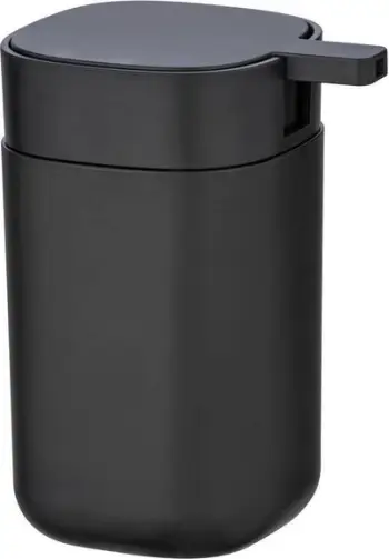 Dispenser sapuni Wenko Davos 59330, 350ml, plastikë, i zi