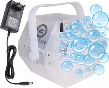 Gjenerator flluskash Soap Bubbles, RGB, për lëng 5L, i zi