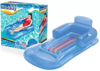 Dyshek notues karrige Bestway 43028, 161 x 84 cm, me mbajtëse pije, blu