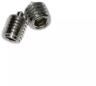 Vidë imbus për dorezë dere M6, set 10 copë, metalike, argjendtë - 2