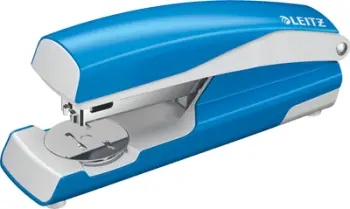 Kapëse letre Leitz 55020030, metal, 30 fletë, blu