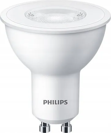 Llambë LED Philips GU10 Reflector, 4.7W, 2700K, e bardhë, set 3 copë - 1
