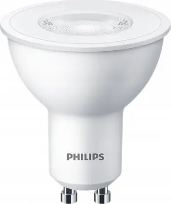 Llambë LED Philips GU10 Reflector, 4.7W, 2700K, e bardhë, set 3 copë