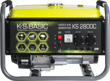 Gjenerator KSB 2800C, motor KS, AVR, portativ