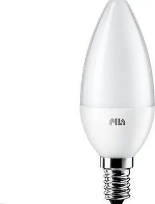 Llambë LED Pila Candle B39FR, 6W 40W ekuivalente, E14, dritë e ngrohtë