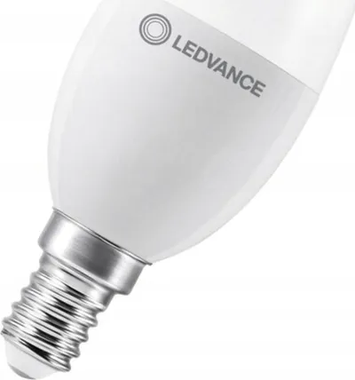 Llambë LED qiri mini, e zbehshme, për ambiente të brendshme, e bardhë - 1