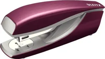 Kapëse letre Leitz Style 5562 Nexxt Series, deri 30 fletë, e kuqe e errët