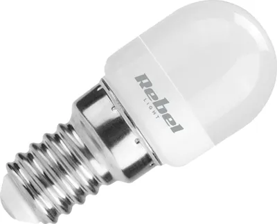 Llambë LED Rebel 2W, bazë E14, për frigorifer dhe aspirator, dritë e bardhë e ftohtë - 1