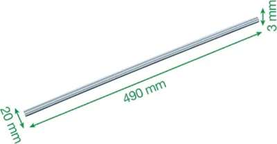 Shufër prerëse Leitz Precision Trimmer Office A3, zëvendësuese, 490 mm, gri - 2