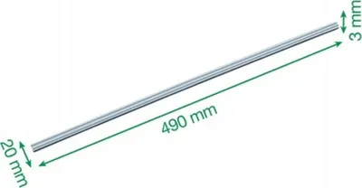 Shufër prerëse Leitz Precision Trimmer Office A3, zëvendësuese, 490 mm, gri - 4