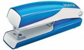 Kapëse letre Leitz WOW Mini NeXXt 5528, 10 fletë, metalike, e bardhë