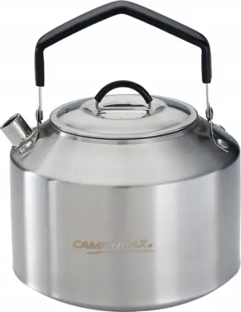 Çajnik kampingu Campingaz Stainless Steel, 1.5L, çelik inoksi, gri