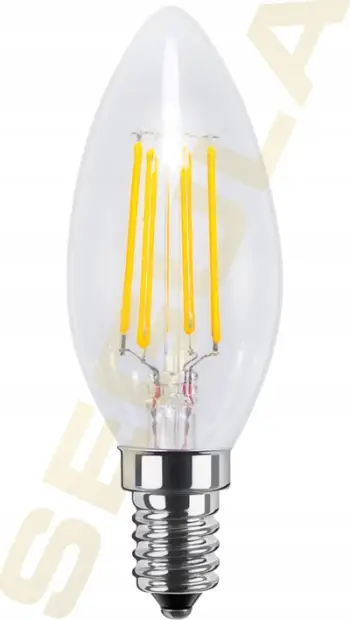 Llambë LED Segula 55313 E14, 3.2W = 26W, dritë e ngrohtë, transparente