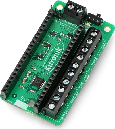 Pllakë motorike Kitronik Motor Driver Board, për Raspberry Pi Pico, DRV8833 - 1