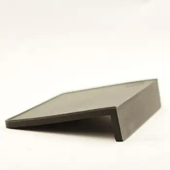 Dyshek tamperi Rhino Small Corner, gome, për cep banaku, i zi