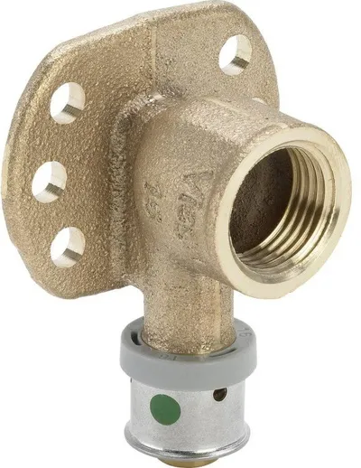 Pllakë muri Viega Pexfit Pro 608279, 20x3/4", bronz i kuq - 1