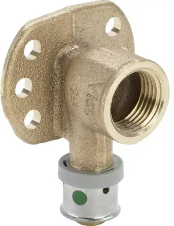 Pllakë muri Viega Pexfit Pro 608279, 20x3/4", bronz i kuq