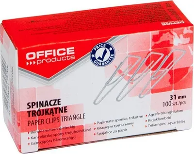 Kapëse letre Office Products, 31 mm,100 copë, të argjendta - 1