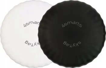 Gjetës lokacioni 4smarts SkyTag Slim, set 2 copë, Bluetooth, i zi dhe i bardhë
