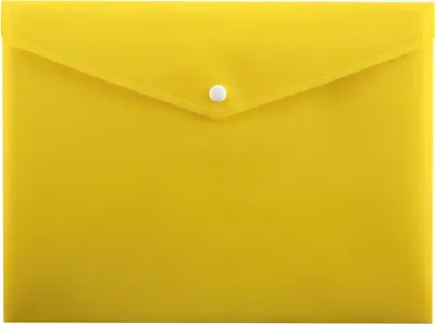 Zarf dokumentesh Penmate Snap Fastener A5, PP, i verdhë - 1
