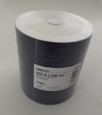 Disqe DVD-R Omega OMDP16, 4.7GB, 16x, paketim 100 copë
