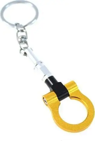 Vathëse çelësash MTuning Tow Hook Keyring, metal, ngjyrë ari