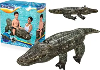 Dyshek uji Bestway Realistic Crocodile, 193 x 94 cm, shumëngjyrësh